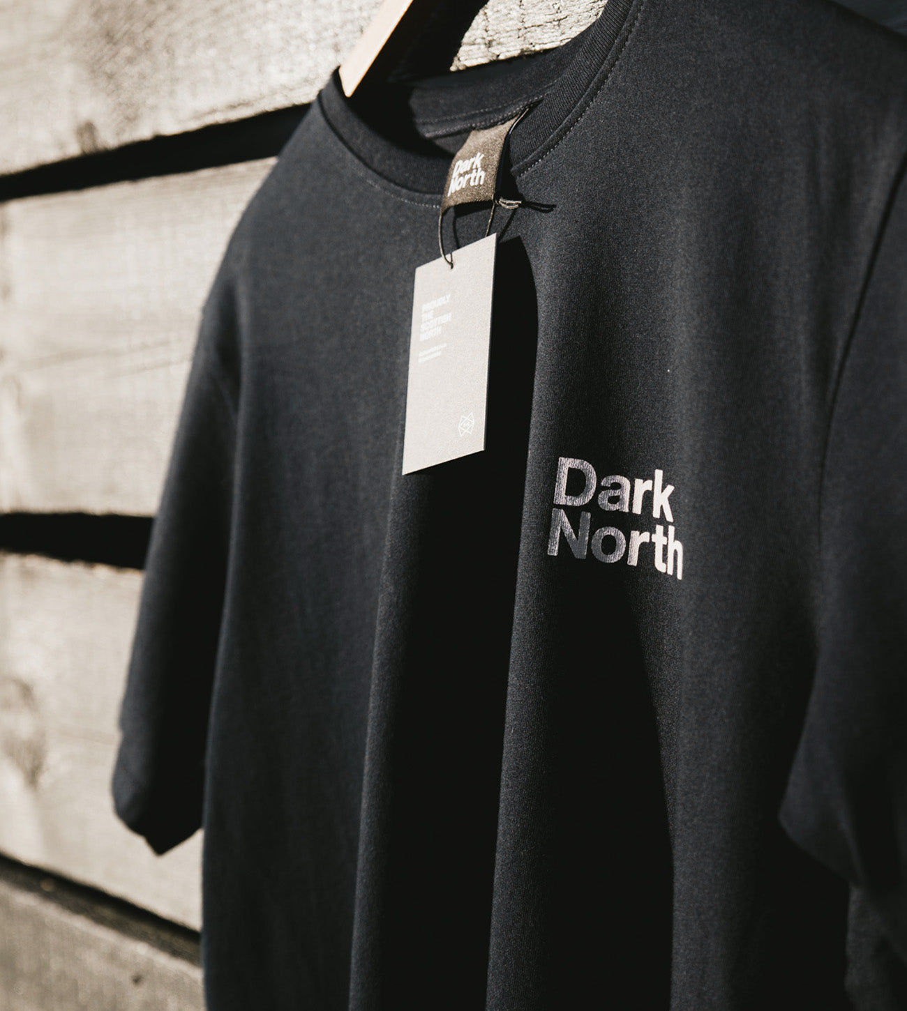 Heavyweight SS Print Tee Black | Corp White