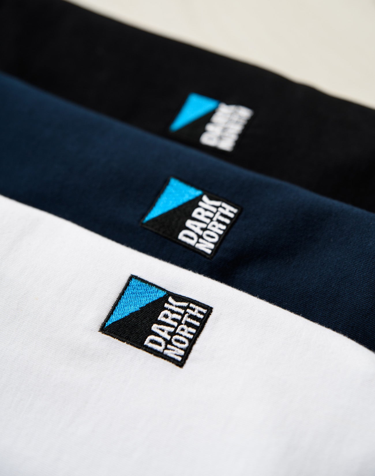 Heavyweight SS Embroidered Tee White | Flag