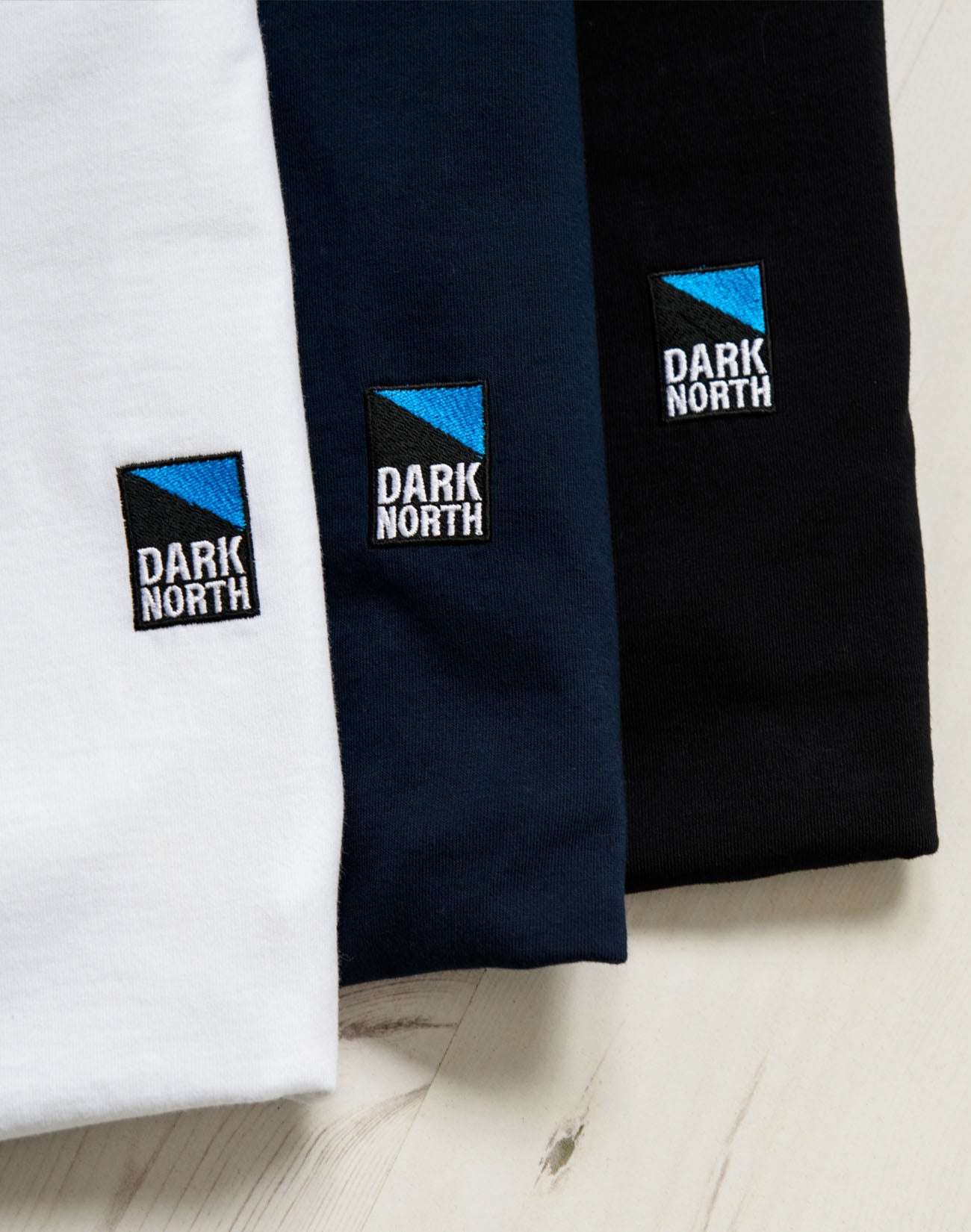 Heavyweight SS Embroidered Tee Navy | Flag