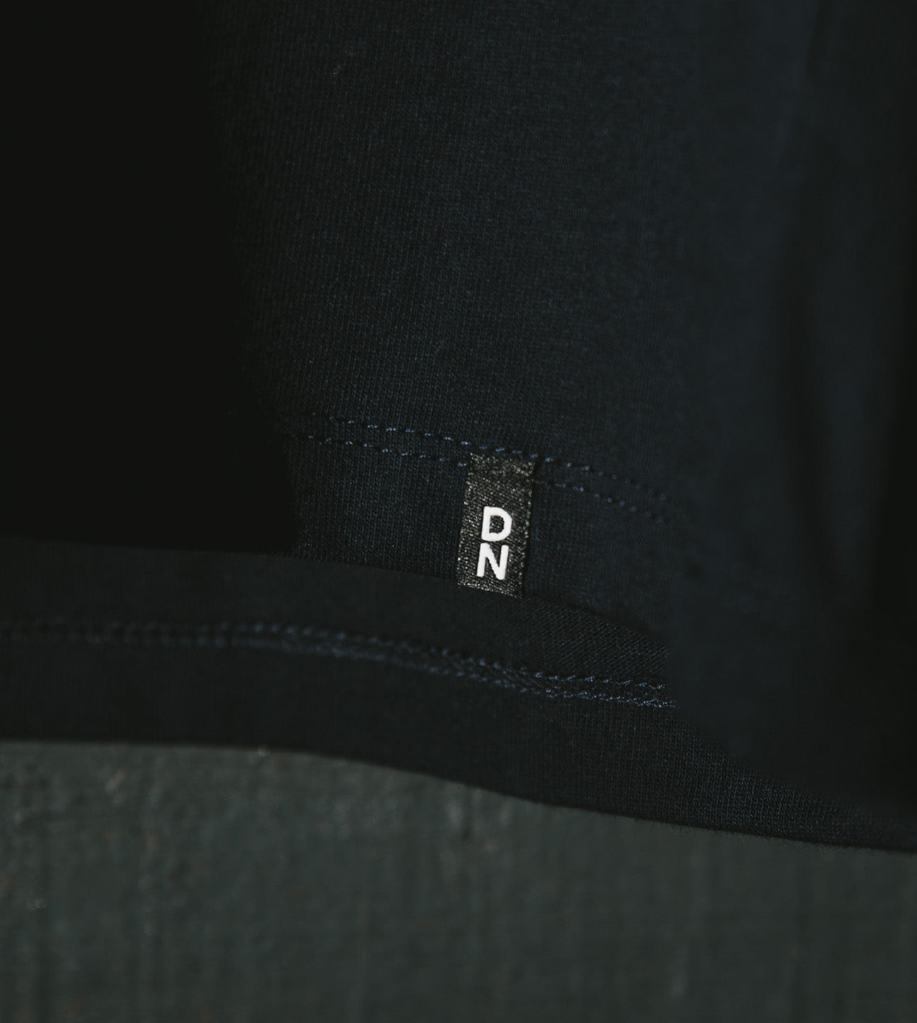 Heavyweight SS Embroidered Tee Black | Combi