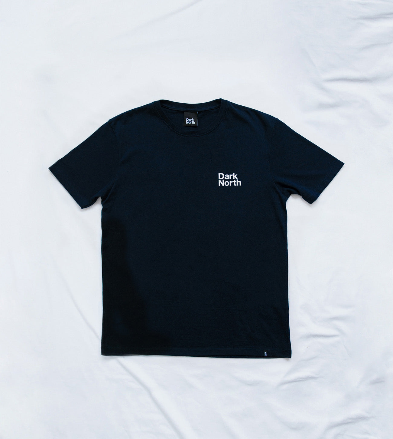 Heavyweight SS Print Tee Navy | Corp White